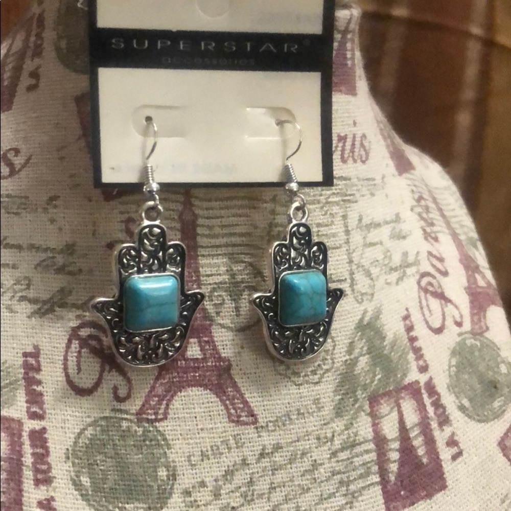 Silver and Turquoise earrings